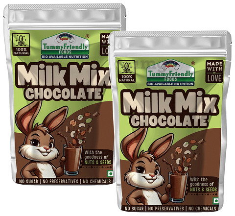TummyFriendly Foods Milk Mix (200gm Each) Chocolate No Sugar