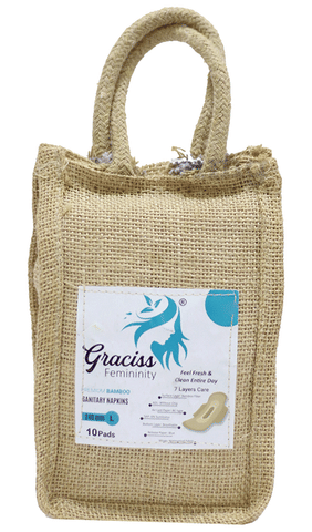 Graciss Femininity Premium Bamboo Sanitary Napkins XL