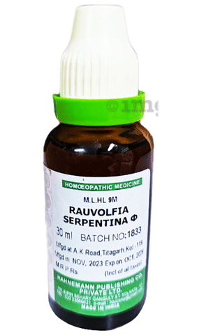 Hapco Rauvolfia Serpentina  Mother Tincture Q