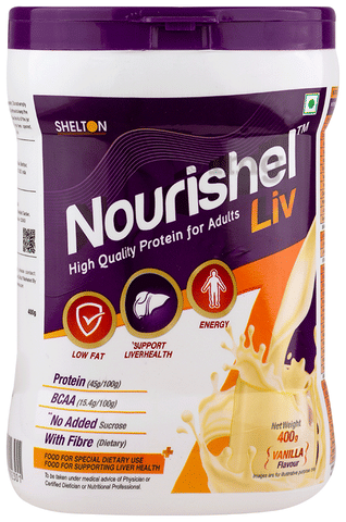Nourishel Liv Protein Powder (400gm Each) Vanilla