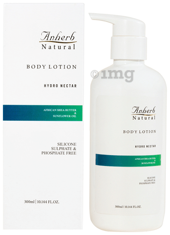 Anherb Natural Body Lotion Hydro Nectar African Shea Butter &amp; Vitamin E