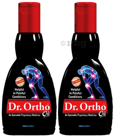 Dr Ortho Ayurvedic Medicine Pain Relief Oil (120ml Each)