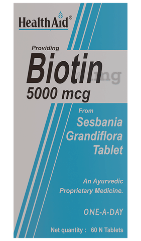 HealthAid  Biotin 5000 ?g  Tablet