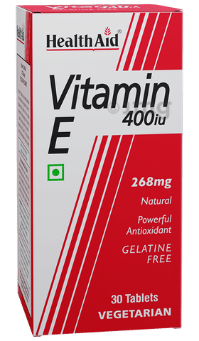 HealthAid Vitamin E 400iu Vegetarian  Tablet