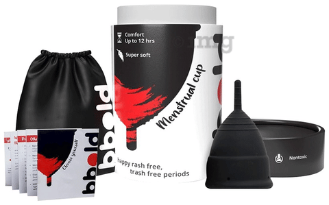 Bbold Menstrual Cups For Women Black Medium