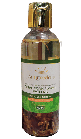 Ayurvedam Petal Soak Floral Bath Oil