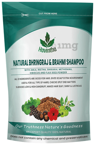 Havintha Natural Bhringraj &amp; Brahmi Shampoo Powder
