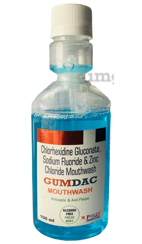 Gumdac Mouth Wash Fresh Mint Alcohol Free