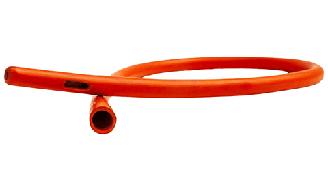 HealthAndYoga Rubber Colon Tube Close End 22 FR