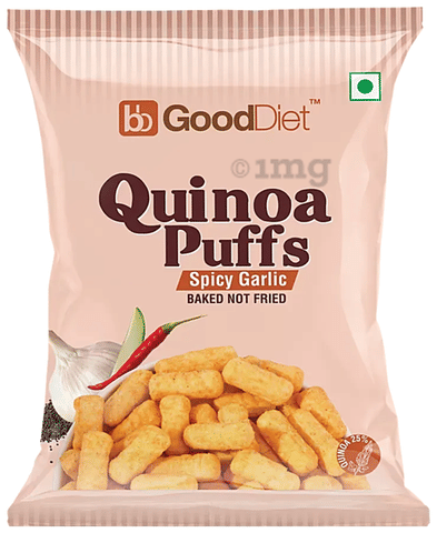 GoodDiet  Quinoa Puffs Spicy Garlic