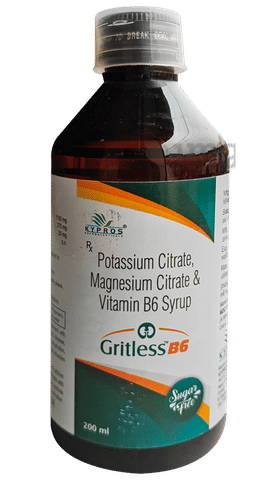 Gritless B6 Syrup Sugar Free