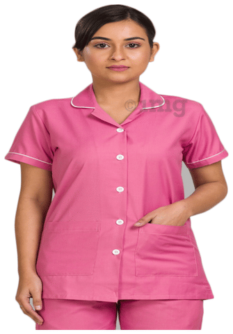 Agarwals Nurse Uniform Softn Comfy Pure Viscose Cotton XL