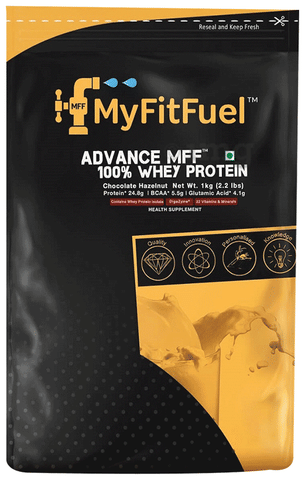 MyFitFuel Advance Mff 100% Whey Protein Powder Chocolate Hazelnut