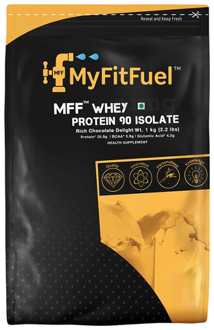 MyFitFuel MFF Whey Protein 90 Isolate Powder Vanilla Creme