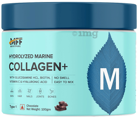 MyFitFuel Premium Series Hydrolyzed Marine Collagen+ with Glucosamine Chocolate