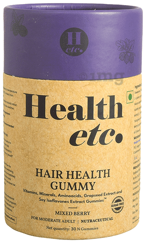 Health Etc Hair Health Gummy Mixed Berries