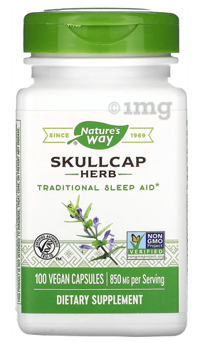 HealthVit Skullcap Herb 425mg Capsule