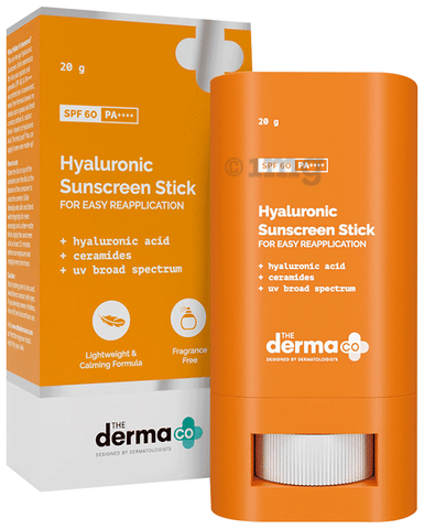 The Derma Co Hyaluronic Sunscreen Stick SPF 60 PA++++