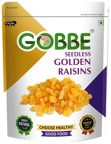 Gobbe Seedless Golden Raisins (200gm Each)