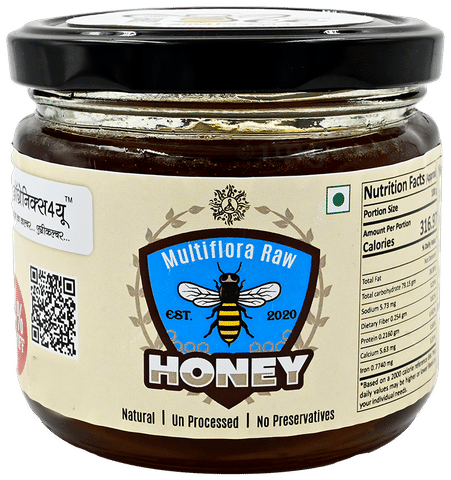 Organics4u Multiflora Raw Honey
