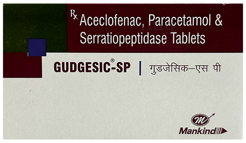 Gudgesic SP 100mg/325mg/15mg Tablet