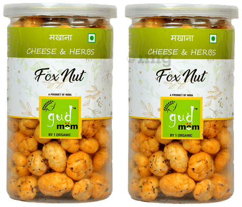 Gud Mom Foxnuts (80gm Each) Tangy Tomato