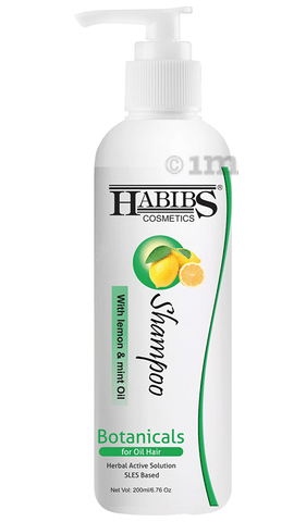 Habibs Shampoo with Lemon &amp; Mint Oil for Oil Hair