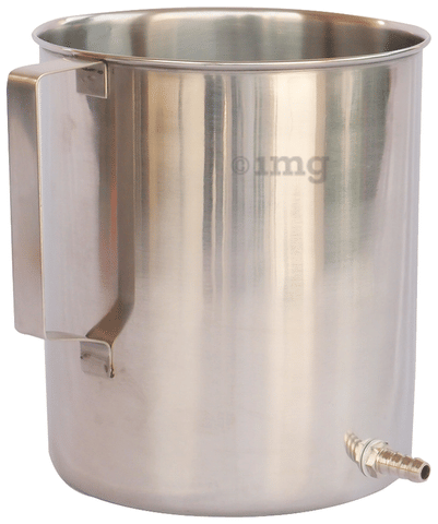 HealthAndYoga Stainless Steel Enema Can