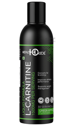 HealthOxide L-Caranitine Supports Weight Management Green Apple
