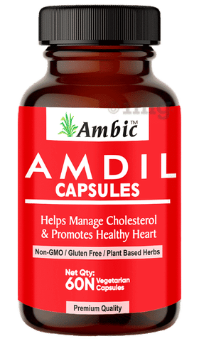 Ambic Amdil Vegetarian Capsule (60 Each)