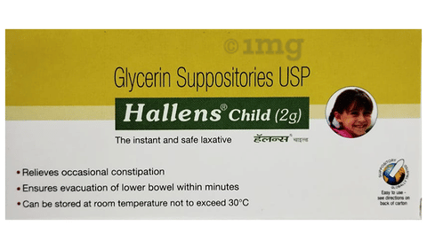 Hallens Glycerin Child 2gm Suppository