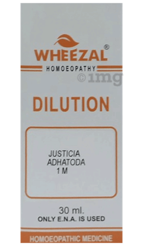 Wheezal Justicia Adhatoda Dilution 1M
