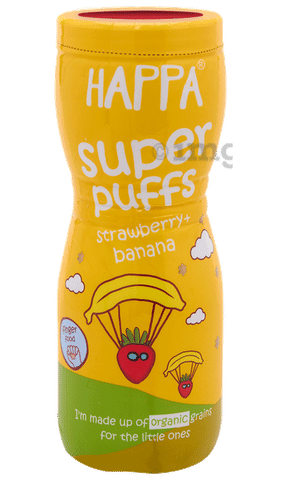 Happa Organic Super Puffs Apple + Cinnamon