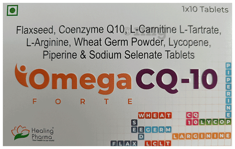 Healing Pharma Omega CQ10 Forte Tablet