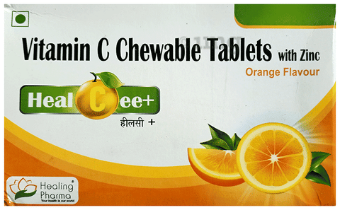 Healing Pharma Healcee Plus Tablet Orange