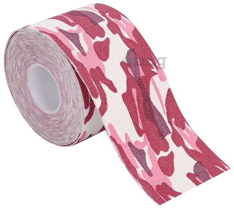 Healthtrek Printed Kinesiology Tape for Physiotherapy Pink