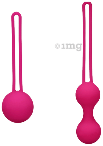 Healthcave Medgram Combo Pack of Single Kegel Ball Pelvic Muscle Exerciser and Toner &amp; Double Kegel Ball Pelvic Muscle Exerciser and Toner