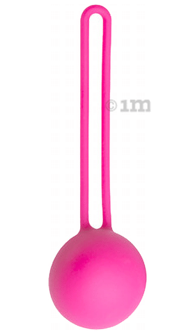 Healthcave Medgram Single Kegel Ball Pelvic Muscle Exerciser and Toner Pink