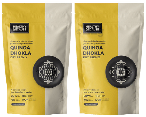 Healthy Because Quinoa Dhokla Premix(500gm Each)
