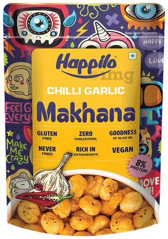 Happilo Chilli Garlic Makhana