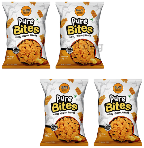 Grami Superfoods Pure Bites Millet Ribbon Pakoda (125gm Each)