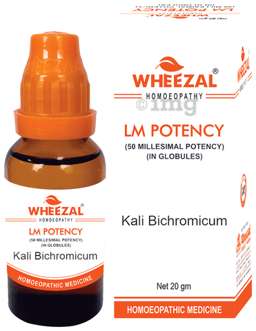 Wheezal Kali Bichromicum Globules 0/4 LM