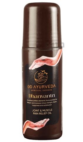 Go Ayurveda Dhanvantri Joint &amp; Muscle Pain Relief Oil
