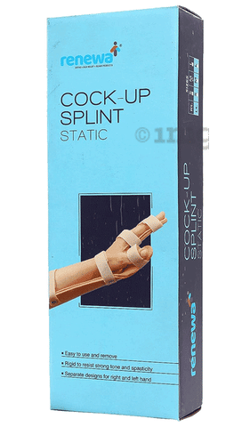 Renewa Hand Resting Cock up Splint for Hand Support Left Large