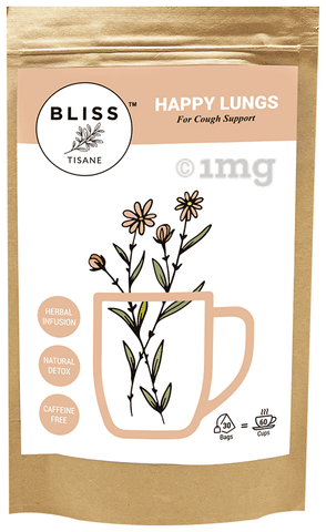 Bliss Tisane Herbal Tea Relief | Lungs Care | Cough Cure | Lung Detox (2gm Each)