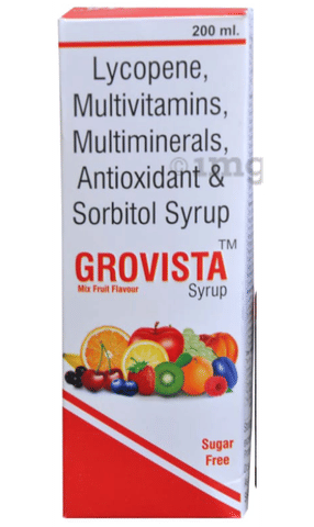 Grovista Syrup Mixed Fruit Sugar Free