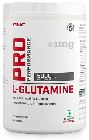 GNC Pro Performance L-Glutamine 5000mg | For Muscles &amp; Immunity | Powder