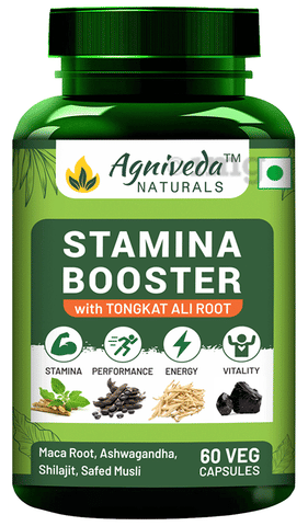 Agniveda Naturals Stamina Booster Veg Capsule