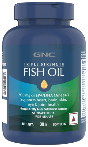 GNC Triple Strength Fish Oil Softgel Mini