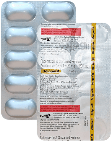 Dolgon R 200mg/20mg Capsule